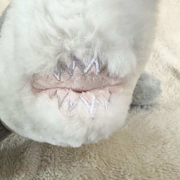 Wild Republic Great White Shark 14” Plush Embroidered Eye Stuffed Toy - Picture 3 of 6